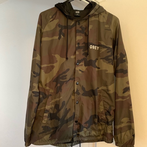 obey camo jacket